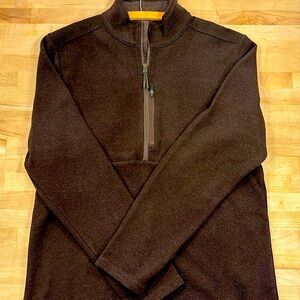 Prana Men’s Route Tracker 1/4 Zip Wool Pullover NEW